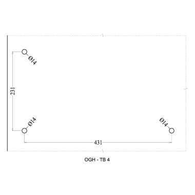 TOWEL BAR WITH HANDLE OGH-TB-4 - Image 3