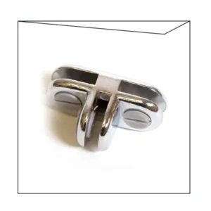 Glass shelf 3 way fittings
