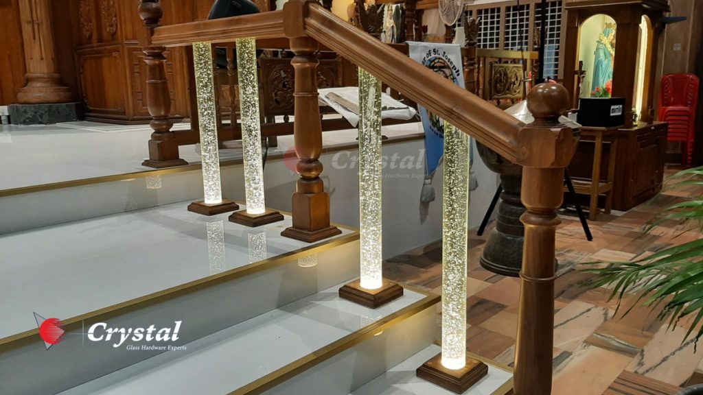 Church Glass Pillar CrystalIndia