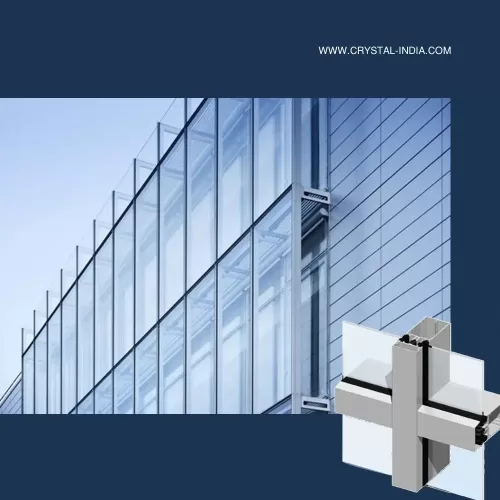 Glass Façade Aluminum Curtain Wall Sections
