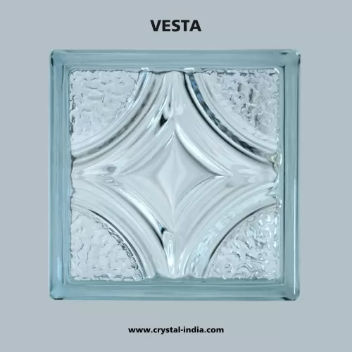 Mulia Clear Glass Block Vesta 190x190x90mm