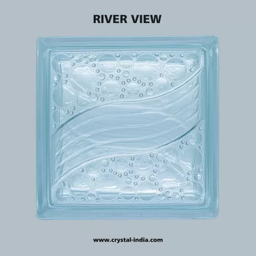 Mulia Clear Glass Block River View 190x190x90mm