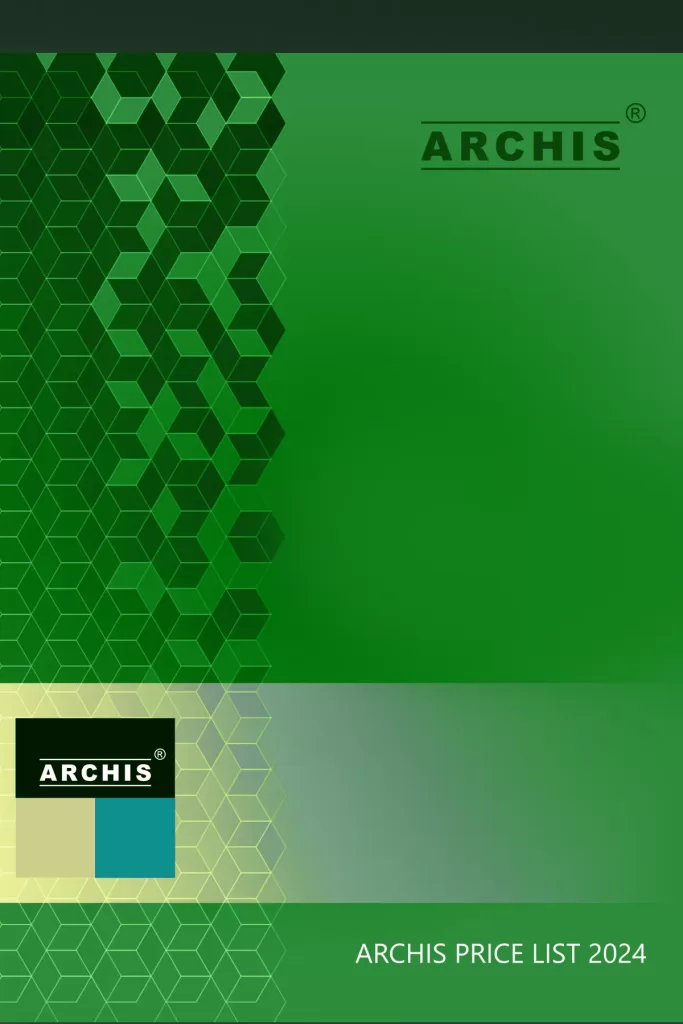 archis product price list cover image