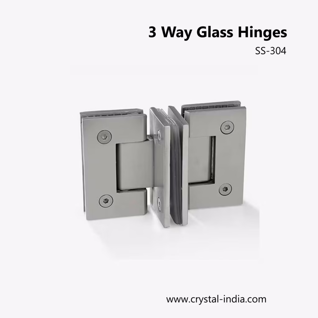 shower hinges for t type area, also called as 3 way shower hinges